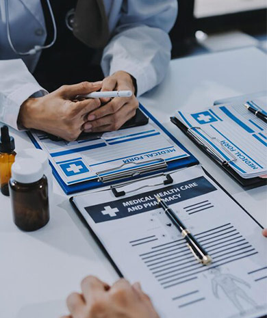 Streamline complex intake forms and pre-consult visits.